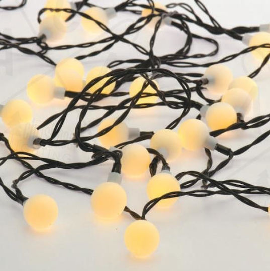 30 Lights LED 4.35m. Warm White Solar in String 1pcs