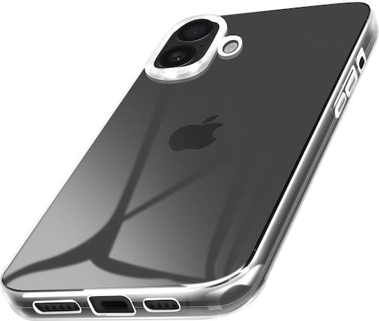 Avizar Case Iphone 16 Plus Silicone Soft Design Thin Lightweight Transparent