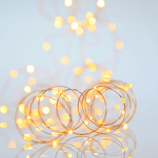 100 Λαμπάκια LED 5μ. Θερμό Λευκό σε Σειρά 100 Λαμπάκια LED 5μ. Θερμό Λευκό σε Σειρά