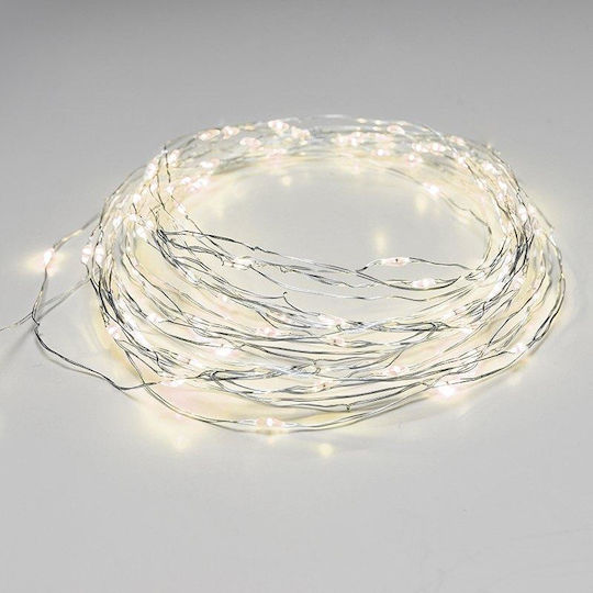 200 Lights LED 20m. Warm White in String 1pcs