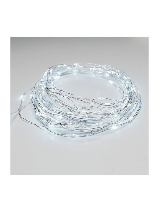 200 Lights LED 20m. Cold White in String 1pcs
