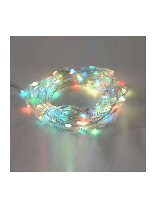 100 Lichterketten LED 10m. Mehrfarbige USB in Zeichenfolge 1Stück