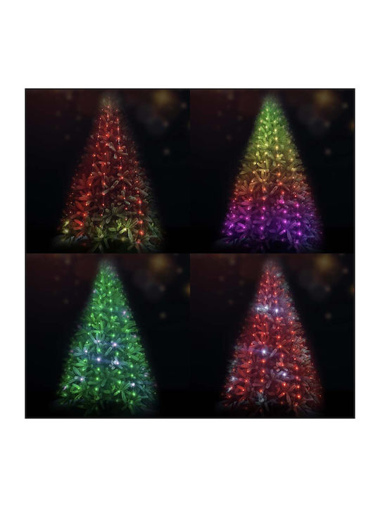 180 Λαμπάκια LED 1.8μ. x 1800εκ. RGB τύπου Χταπόδι