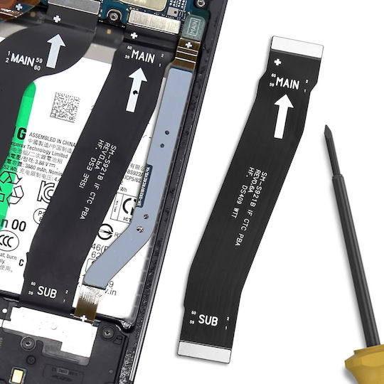 Капак за дънна платка Clappio Samsung Galaxy S24 Черен