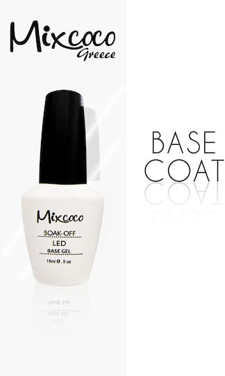Mixcoco Base Coat / Top Coat για Ημιμόνιμα Βερνίκια 15ml