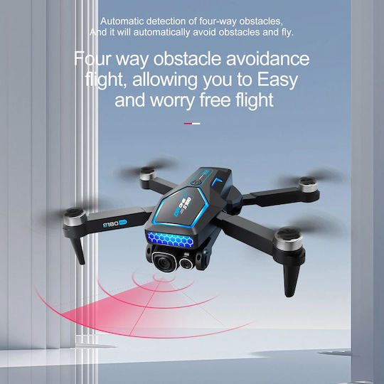 XF-S180 Drone FPV 2.4 GHz με Κάμερα 720p Black