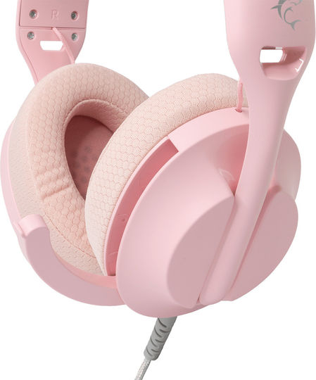 White Shark GH-2440 Über Ohr Gaming-Headset mit Verbindung 3,5mm Rosa