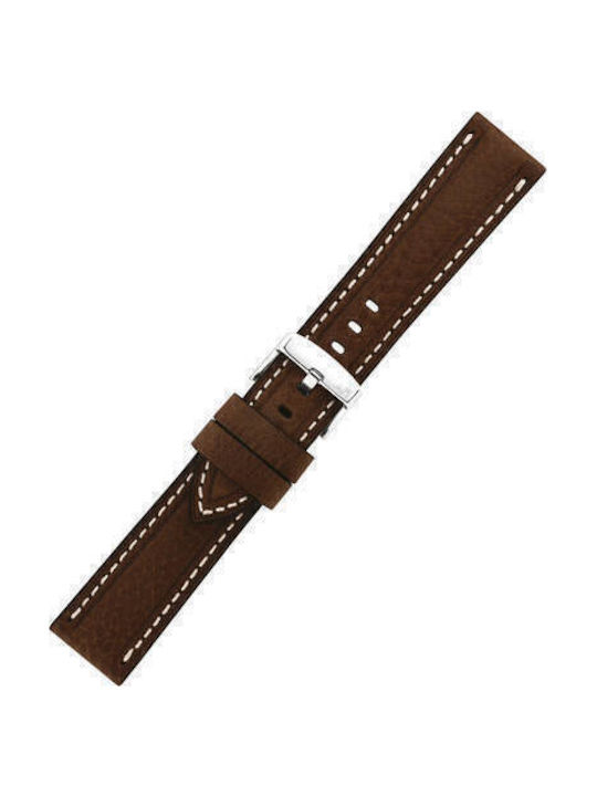 Morellato Leather Strap Brown 24mm