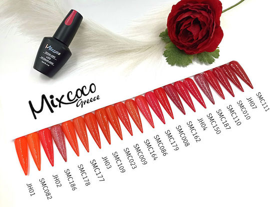 Mixcoco Ημιμόνιμο Βερνίκι Νυχιών JH-10 με Glitter 15ml