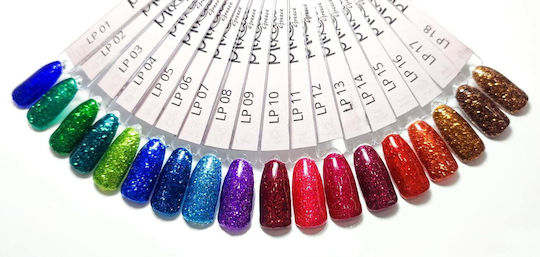 Mixcoco Хибриден Лак за Нокти 008 с Glitter 15мл 1бр