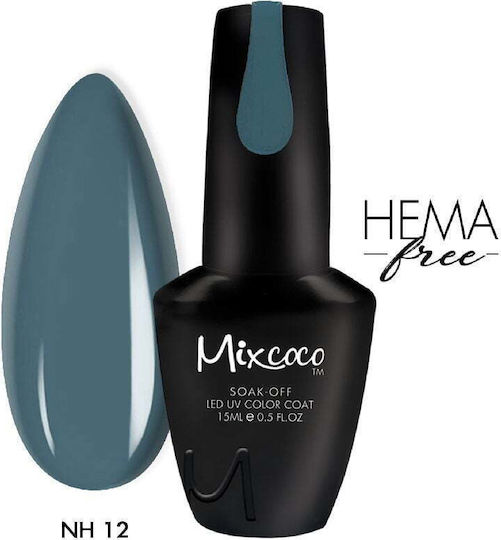 Mixcoco Ημιμόνιμο Βερνίκι Νυχιών NH-12 15ml