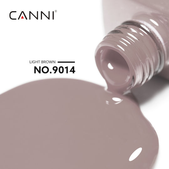 Canni Хибриден Лак за Нокти Light Brown 9014 9мл 1бр
