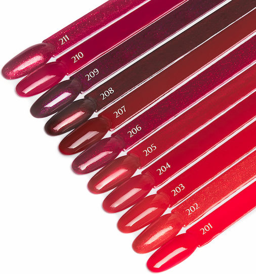 Activeshop Ημιμόνιμο Βερνίκι Νυχιών Red 203 5gr