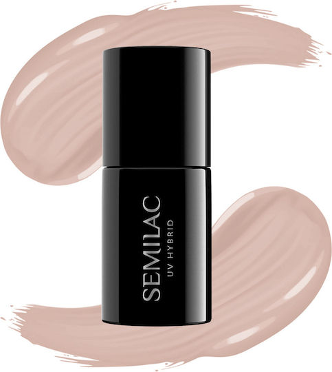 Semilac Semi-Permanent Nail Polish Cold Beige 7ml 1pcs