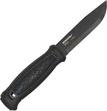 Morakniv Garberg BlackBlade Leather Sheath Knife Black in Leather Case
