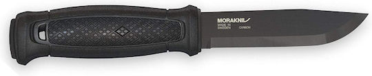 Morakniv Garberg BlackBlade Leather Sheath Knife Black in Leather Case