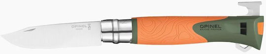 Opinel No.12 Explore Taschenmesser Orange