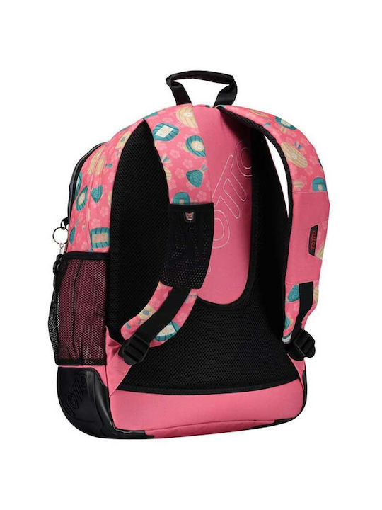Totto Ghiozdan de Spate Scoala primara Multicolor cu Husă pentru sticlă de apă