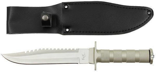 Fox Outdoor Μαχαίρι Επιβίωσης σε Δερμάτινη Θήκη