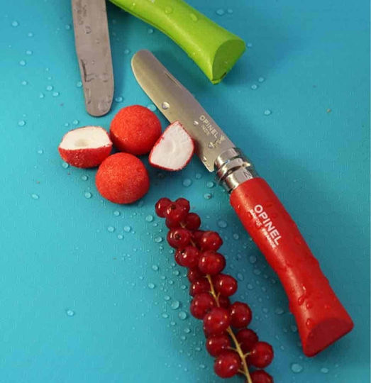 Opinel No.07 Taschenmesser Rotes in Scheide Verschiedene Farben