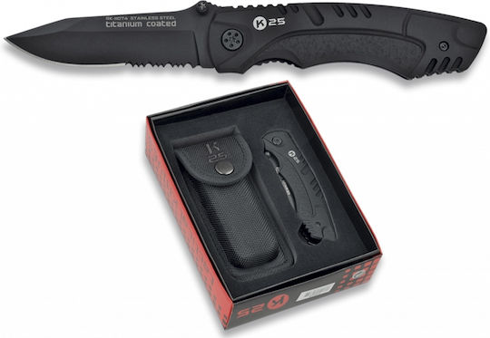 K25 Pocket Tactica Πολυεργαλείο Μαύρο σε Θήκη