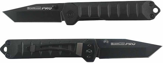 Bormann Pocket Knife Survival Black with Blade made of Steel