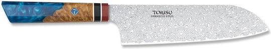 Tokisu Tokisu Knife Santoku From Damascus Steel 19.5cm