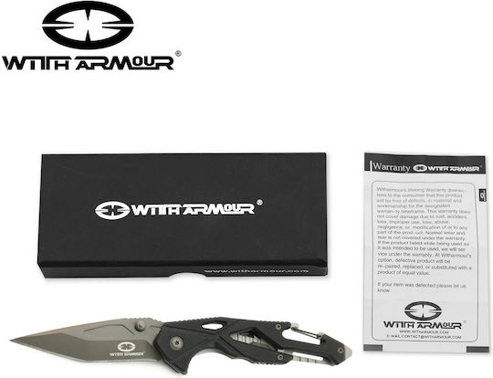 WithArmour Spider Pocket Knife Black