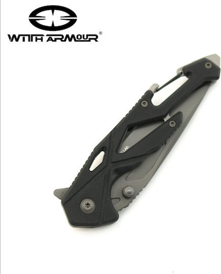WithArmour Spider Pocket Knife Black