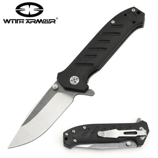 WithArmour Shooter Pocket Knife Black