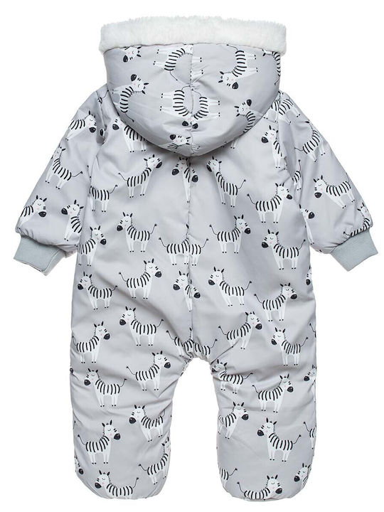 Alouette Tender Comforts Baby Bodysuit Exit Long-Sleeved Gray