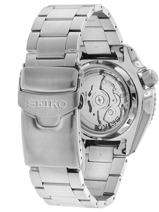 Seiko 5 Sports Men's Watch 42.5mm Automatic with Silver Metal Bracelet