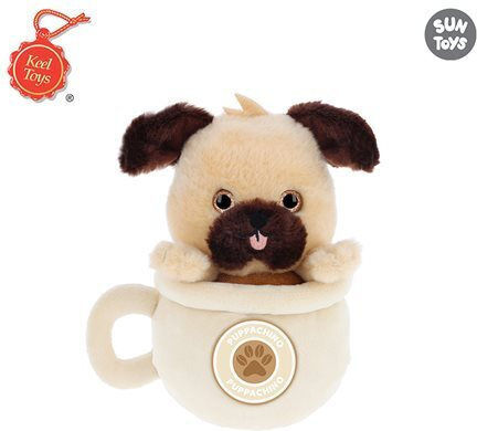 Keel Toys Plüschhund 16 cm (Verschiedene Designs) 1Stück
