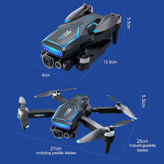 XF-S180 Drohne FPV 2.4 GHz mit Kamera 720p und Steuerung Orange