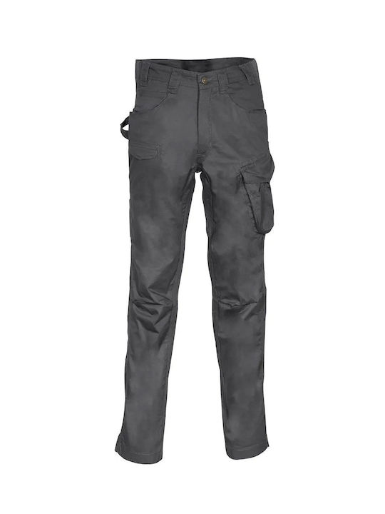 Cofra Kalamata Work Trousers Gray made of Cotton