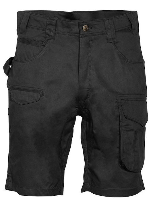 Cofra Comoros Work Shorts Black made of Cotton