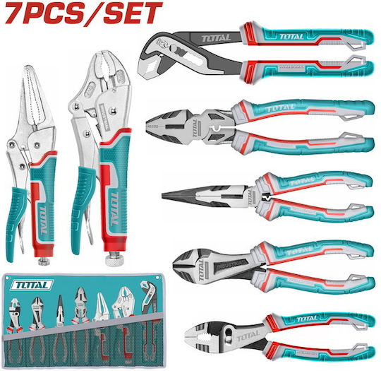 Total Pliers set Curved 7pcs