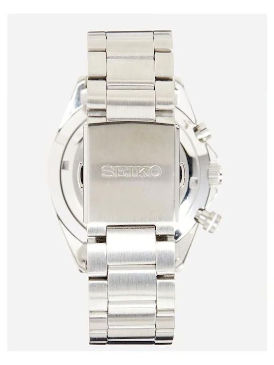 Seiko Conceptual Мъжки Часовник 41mm Хронограф На Батерия със Сребърна Метална Гривна