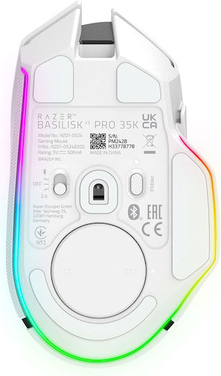 Razer Basilisk V3 Pro 35K Wireless RGB Gaming Mouse 35000 DPI White