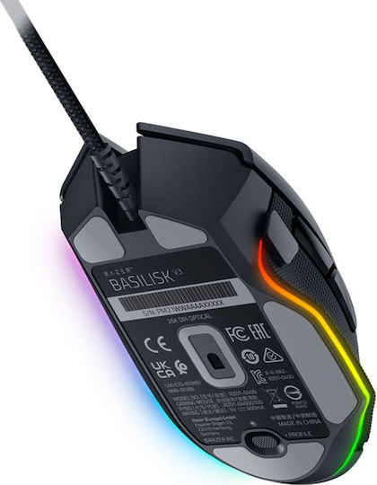 Razer Basilisk V3 35K RGB Геймърска Мишка 35000 DPI Черен