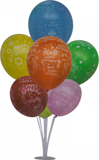 Balloon Bubble Birthday-Celebration Round Multicolour Polka dot