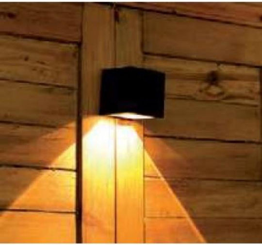 Fos me Wall Mounted Solar Light 50W 25lm Warm White 3000K with Photocell 10cmx10cmx10cmcm