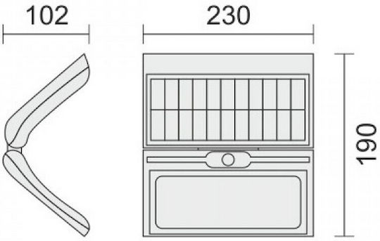 Spot Light Montat pe perete Lampă Solară 60W Alb Cald 3000K cu Senzor de Mișcare și Fotocelulă IP44