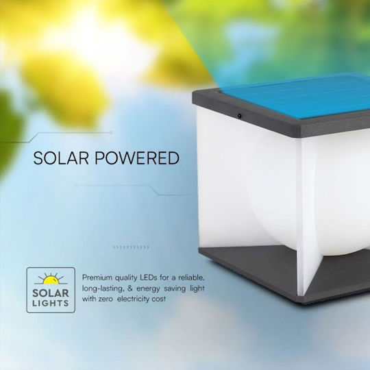 V-TAC Wall Mounted Solar Light 8W with Warm White Light 3000K IP65 30.5cmx30.5cmx30.5cmcm