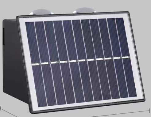 Επιτοίχιο Ηλιακό Φωτιστικό 2.5W IP65