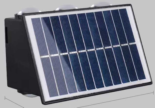 Επιτοίχιο Ηλιακό Φωτιστικό 2.5W IP65