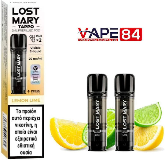 Lost Mary Ανταλλακτικά Pod 2τμχ Lemon Lime 2ml / 20mg