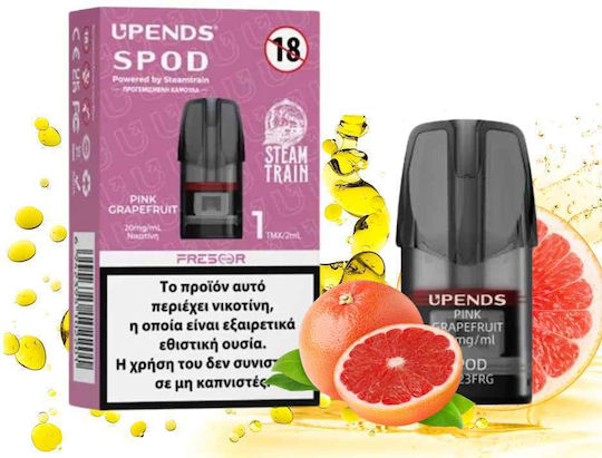 Steam Train Pink Grapefruit Ανταλλακτικό Pod σε Ροζ χρώμα 2ml