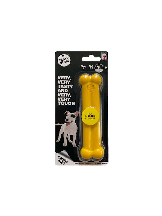 Tasty Bone Chicken Nylon Bone Toy Dog with Flavor Chicken Small 15εκ. Yellow 1pcs
