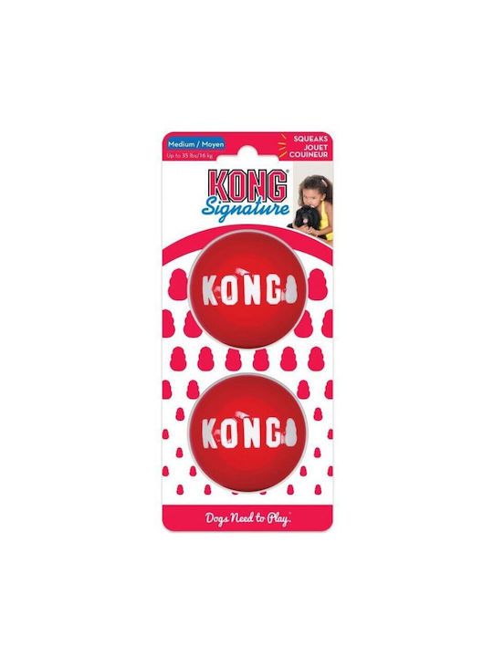 Kong Signature Μπάλα Παιχνίδι Σκύλου Large Κόκκινη Kong Signature Μπάλα Παιχνίδι Σκύλου Large Κόκκινη